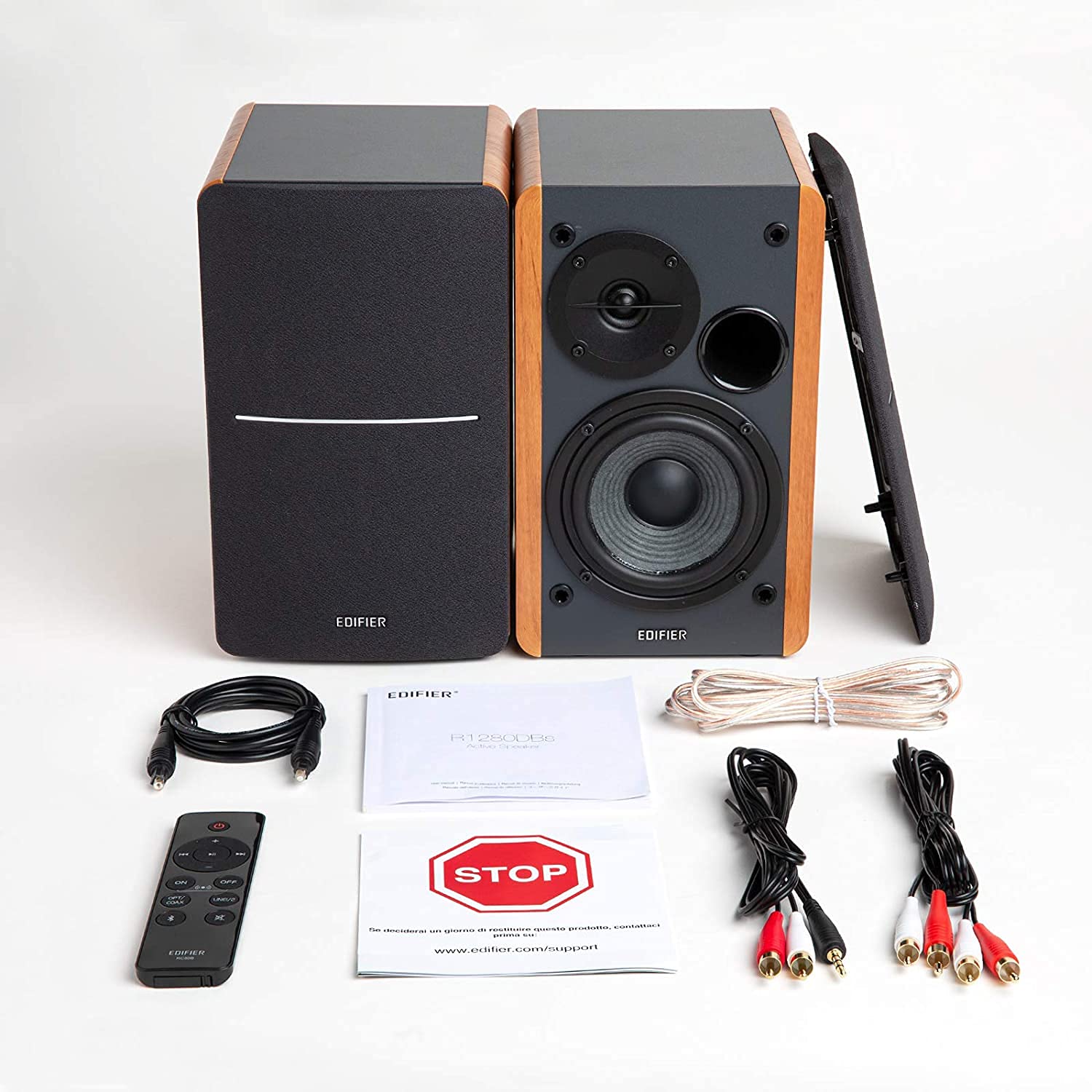 Edifier R1280DBS Active 2.0 Bluetooth Bookshelf Speaker - Image 10