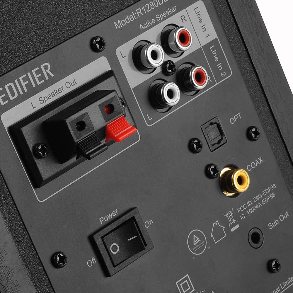 Edifier R1280DBS Active 2.0 Bluetooth Bookshelf Speaker - Image 3
